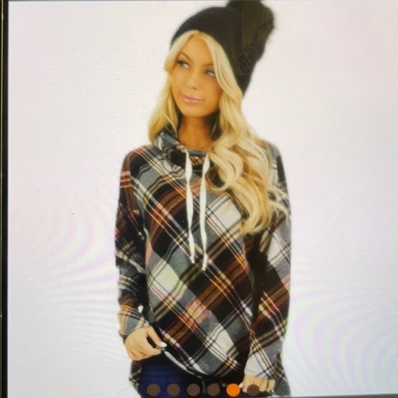 Simple and Chic plaid pull over - Picture 5 of 7